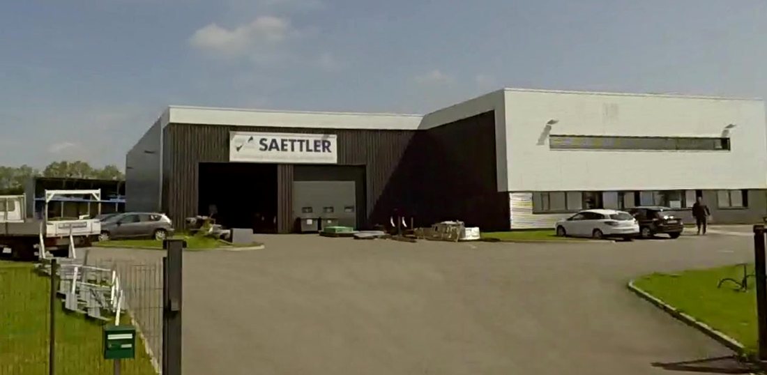 L'atelier Saettler et sa cour, à Mommenheim.