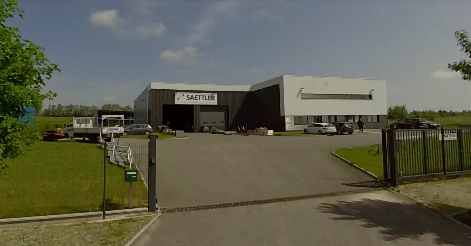 L'atelier Saettler, vu de la cour.